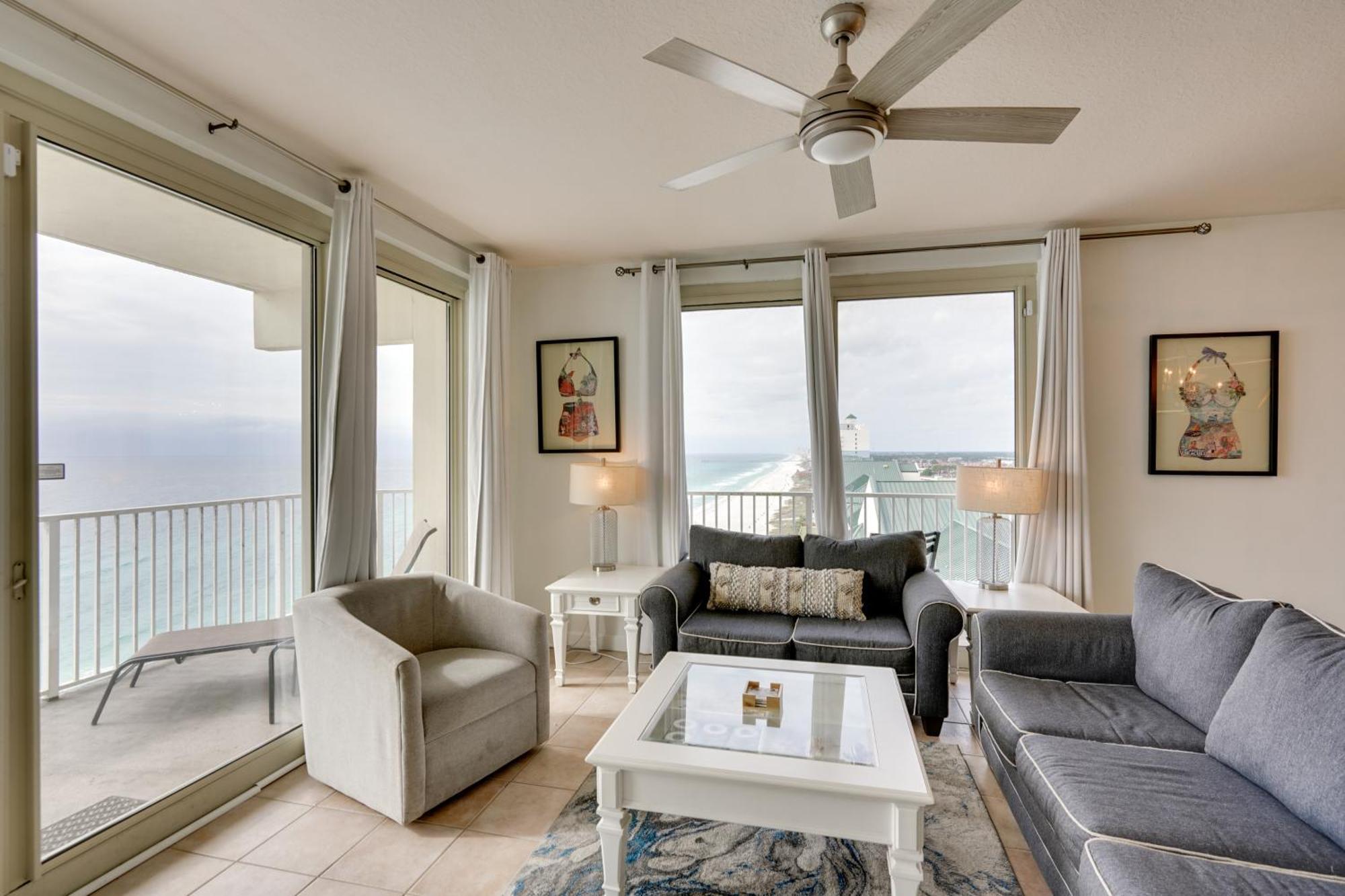 Beachfront Pcb Condo With Ocean View, Pool Access! Panama City Beach Eksteriør bilde